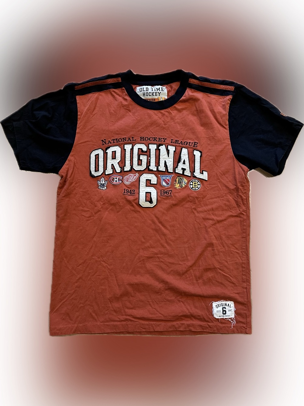 Original Old Time Hockey League “Original 6” Tee